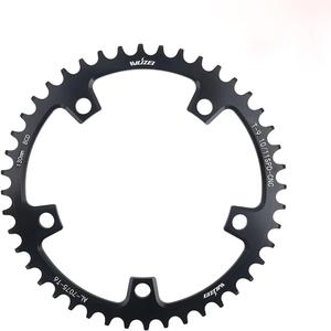 110/130 BCD Chainring 36/38/40/42/44/46/48/50/52/54/56/58/60T 5 Screws Round Narrow Wide Bicycle Chainring for 9/10/11 Speed Road Bike Folding Bicycle