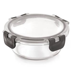 VERONES 2 Packs Glass Food Storage Containers Set, Airtight Glass Lunch Containers, Glass Meal Prep Containers with Lids,Exclusive of BPA, for Microwave, Oven, Freezer & Dishwasher Friendly,Grey