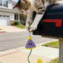 Spring Parachute Cat Toys for Indoor Cats,Interactive Door Hanging Cat Toys for Bored Indoor Adult Cats,Retractable Teaser Toy,Hanging Interactive Toys for Cat Kitten Chase Exercise (Style B-2PCS)