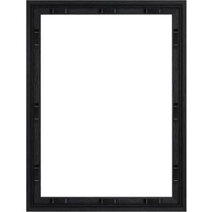 Abtgt 16x20 Canvas Floating Frame with 0.9" Deep, Black Floater Frame for Canvas Paintings with Adhesive, Vertical or Horizontal Wall Art frame for Prints Oil Painting Diamond Decor, 1 Pack.