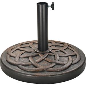 Elevon 35lb Heavy Duty Umbrella Base, Bronze