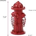 7.8" H Metal Potty Training Fire Hydrant for Dogs to Pee On, Vintage Small Dog Fire Hydrant Pee Post for Indoor or Outdoor Garden Decor
