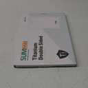 Titanium Cutting Board for Kitchen, Cutting Board Double Sided Food Grade, Pure Titanium/PP, Easy to Clean Large Size 16”×11”, 1PCS