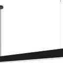 5570 4-FT Linear LED Light, 2.4G Remote Control Linear Pendant Light Fixture. Adjustable Color Temperature of 3000-6000K,Hanging, Office Shop Light,Black