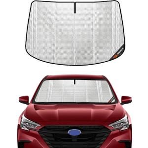 Pigenius Windshield Sun Shade for Subaru Legacy/Outback 2020-2022. Full Coverage Rearview Mirror Shade for Ultimate Protection