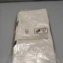 NPBAG 15 Pack 15'' X 16'' Natural Cotton Tote Bags, Lightweight Blank Bulk Cloth bags with 1pc of PTFE Teflon Sheet (Medium, Black Handle)