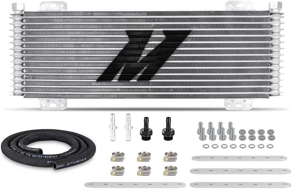 Mishimoto Universal Fit Transmission Cooler, 13-Row Stacked Plate, 22.85" X 7.10 X 1.25 Core