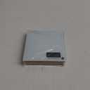 Tempered Glass Travel-Size Digital Diet Scale with LCD Display Screen, White