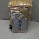 Bean Bag Cover (No Filler), Faux Fur Comfy Bean Bag Covers for Adults, Washable Beanbag Chair Cover, Fluffy Plush Giant Bean Bags Chairs Covers for Teens Kids Girls, Anti-Slip, 5FT, Black