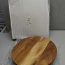 15" Teak Wood Lazy Susan for Table Top, Rotating Turntable, Serving Tray, Home Decor, Gift for Home, Turntable for Kitchen Countertop Cabinet