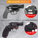 Kydex Holster for S&W J Frame, M&P Bodyguard 38 No Laser, Taurus Model 85 2", Diamondback Firearms SDR, Black (Left Hand)