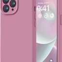 LOVE 3000 Designed for iPhone 14 Pro Case, Premium Silicone with [Soft Anti-Scratch Microfiber Lining] Shockproof Protective Phone Case for Men Women Girls 6.1", Lavender Purple