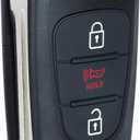 Replacement Remote Key Fob for Kia Soul 2010 2011 2012 2013 ID46 315MHz FCC ID: NYOSEKSAM11ATX(AMFL) / 95430-2K340 Black