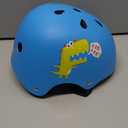 Nattork Kid's Bicycle Skateboarding Helmet for Girls or Boys Adjustable Size Muti-Sports Helmet with Cute Style and Blue Purple Black Pink Colors (Small(46-54cm))