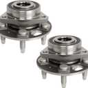 ECCPP 513288 2PCS Front/Rear Wheel Hub Bearing Assembly 5 Lugs w/ABS for 2010-2016 for Cadillac XTS ONLY Front, CTS, for Buick Allure, Regal, Lacrosse, for Chevy Malibu, Impala, Equinox