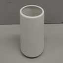 White Ceramic Vase, 8 Inch Flower Vases for Pampas Grass and Dried Flowers, Modern Vase for Living Room Table, Kitchen Shelf, Wedding Centerpiece Decor