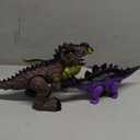 TEMI 3 Pack Electrical Walking Dinosaur Toys for Toddlers 3-4 3-5 Years with Sound and Light Up, Toddler Robot Dinosaur, Brachiosaurus, Stegosaurus Dinosaur Figures for Kids