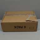 Thickened Clear Shoe Storage Organizer with Magnetic Door, Sturdy Stackable Shoe Boxes for Closet, Collapsible Space-Saving Shoe Rack for Sneakers & Boots, Plastic Shoe Cabinet Box Set, 6 Pack, White