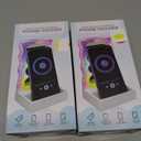 2 x Wavy LED light & Mirror Phone Holder