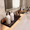 Bathroom Over Sink Shelf, 23.6 Inch No Drill Sink Organizer