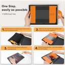 OMOTON PAPERSENSE 2 Paper Screen Protector for iPad Air 13 Inch M4 2026/M3 2025/M2 2024 (8th/7th/6th Gen)Matte-layer Glass Film with Dust-free Installation Tray, Anti-glare, Apple Pencil Support
