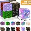 500 Pieces MTG Counter Bulk Keyword Counters Life Counter Tokens Dice Buff Tokens Compatible with Magic Card Game Accessories CCG Creature Stats