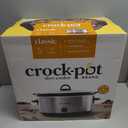 Crock-Pot 7 Quart Oval Manual Slow Cooker, Stainless Steel (SCV700-S-BR), Versatile Cookware for Large Families or Entertaining