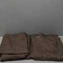 Brown Linen Textured Blackout Curtains 108 Inches Long for Living Room, 100% Light Blocking Curtain Drapes Chocolate Brown 50 by 108 Inch Length 2 Panels