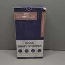 MAGZO Door Draft Stopper for Bottom of Door, 2 Pack 30 Inch Under Door Draft Stopper, Fan Shaped Under Door Gap Filler Bottom, Door Soundproofing, Grey