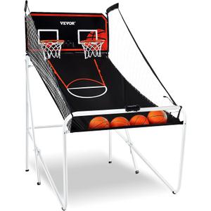 VEVOR Basketball Arcade Game Indoor, 2 Player Indoor Basketball Game, Home Dual Sport with 8 Game Modes, Electronic Scoreboard, and Inflation Pump,Adults