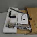 Led Desk Lamp for Office Home - Eye Caring Architect lamp with Clamp,Dual Screen Computer Monitor Work Smart Light: 24W 5 Color Flexible Adjustable Lighting Table Lamp for Study Drafting (Black)