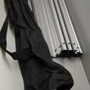 TIMBER RIDGE Folding Camping Table Adjustable Height, 4-6 Person Lightweight Aluminum Roll-up Table for Camping Outdoor Picnic BBQ Backyard Party Support 220 lbs, Silvery