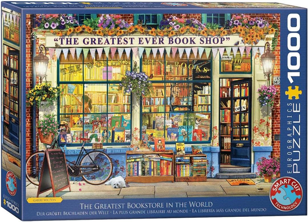EuroGraphics (EURHR The Greatest Bookstore in The World 1000Piece Puzzle 1000Piece Jigsaw Puzzle