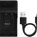 EN-EL19 USB Charger for Nikon Coolpix S33, S7000, S6900, S2800, S100, S3100, S4100, S4300, S5200, S6500 Camera and More