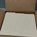 Amazon Basics File Folders with Tabs for Filing, 1/3-Cut Tab, Assorted Positions, 8.5x11 inches, Letter Size, Manila, Pack of 100