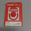 Superglide2 - New Controllable Speed Textured Surface Smoothest Mouse Feet/Skates Made with Ultra Strong Glass Smooth and Durable Sole for Logitech G Pro X Superlight2 (Type-C, Red)