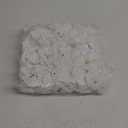 30 PCS Rhinestone Pearl White Chiffon Flower Sewing Fabric Appliques for Clothing, Headbands Flower, Crafts, Party Decoration, Sewing Applique
