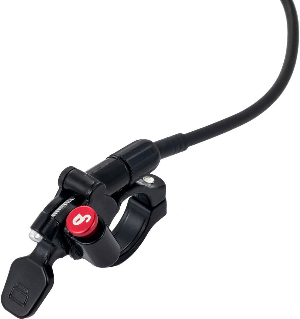 Chooee MTB Remote Lockout Lever,Mountain Bike Remote Lockout Lever for Suntour Rockshox XCM XCR EPICON EPIXON RADION SR (Red)