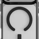 Ghostek Covert iPhone 17 Pro Max Clear Case - Compatible with MagSafe Accessories, Shockproof Silicone, Minimalist Phone Cover Designed for Apple iPhone17 Pro Max 2025 (6.9 Inch, Smoke Matte)