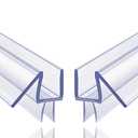 1-Pack Butecare Frameless Shower Door Bottom Seal for Glass Doors – Stop Shower Leaks and Create a Water Barrier (3/8” x 39”)