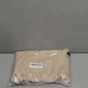 Faux Linen Round Table Cloth 60 inch, Waterproof Decorative Fabric Anti-Scratch Texture Round Tablecloth Cover for Dining, Kitchen & Outdoor Table (60 Inch, Round (2-4 Seats), Beige)