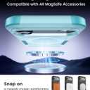 Magnetic for iPhone Air Case [Compatible with MagSafe] [Shockproof] [Heavy Duty Protection] Pocket-Friendly & Tough Non-Slip Protective Phone Cover for iPhone Air 6.5", Mint Green