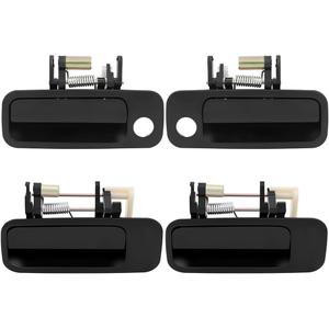 OCPTY Door Handles Exterior Driver Passeneger Side Replacement fit 1997-2001 for Camry Outside Door Handles Black(4pcs)
