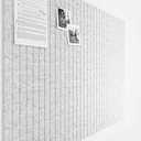 Bumusty Large Cork Board Alternative-47 x35 Felt Bulletin Board Tiles, with 30 Pushpins, 70 Adhesive Tabs, 12-Pack Slat Wall Paneling, Cork Boards for Office Push Pin Board Felt Board-Marble Gray