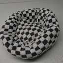 BFPETHOME Donut Dog Bed for Small Dogs, Round Cat Beds for Indoor Cats, Calming Pet Bed for Puppy and Kitty with Non-Slip Bottom, Cute Fancy Dog Bed Machine Washable Puppy Bed (Grey)