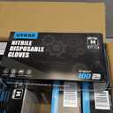 HEAVY DUTY 7 Mil Nitrile Black Gloves Disposable Latex Free Rubber Latex Cleaning Mechanic Food Prep Gloves 1000PCs