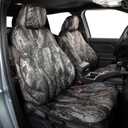 Custom Fit Tacoma Camo Seat Covers for Select Toyota Tacoma (Petrol) 2024-2026 Double cab SR,SR5,TRD Sport,TRD Off-Road,Limited Camouflage Seat Covers -Full Set(Neoprene Jungle Camouflage)