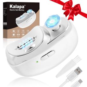 Electric Nail Clippers Upgraded 3 in 1 Automatic - with Polishing, Dust Storage & LED Light, Nail File Toenail Trimmer, Safe for Seniors, Adults, Kids & Baby, Gifts for Women Men Mom Baby Adult Senior