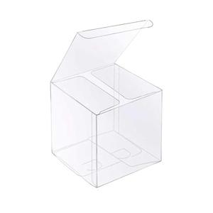 XP-ART 24 PCS Clear Favor Boxes,4 x 4 x 4 inch Plastic Clear Gift Boxes for Wedding,Birthday,Easter Mother's Father's Day Party,Caja Transparente Para Regalo