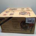 Maxx Air 16" High Velocity Turbo Fan with Pivoting Head - Efficient Air Circulation, High-Velocity Drum Fan Ideal for Home, Garage, or Workshop Use, Durable Construction, Easy Assembly